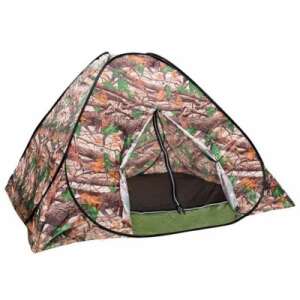 Baracuda T4 2 person pop up tent, camouflage brown - Tent