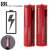 MRG MMMC 18650 3.7V 6800mAh Li-ion Rechargeable Battery with Fast Charging, Red