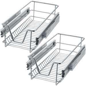 2 Telescopic Kitchen & Bedroom Drawers 107254216 - Kitchen storage rack