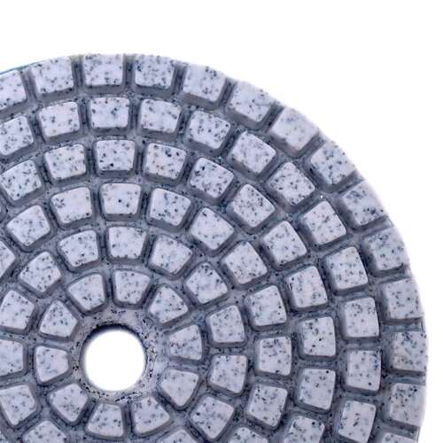 Gyémánt polírozó korong, 400-as szemcseméret, 100mm átmérő, beton, gránit, márvány, mészkő és egyéb kövek polírozásához