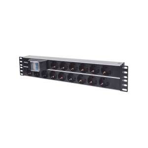 IntelliNet 19 inch 2U Rackmount Unitate de distribuție a energiei (PDU) cu 15 prize - Accesorii pentru dulapuri Rack