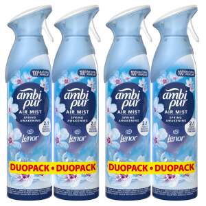 Ambi Pur Air Mist Spring Awakening Odświeżacz Powietrza w Sprayu, 4-pak, 185ml każda, zapach Lenor - Czyszczenie