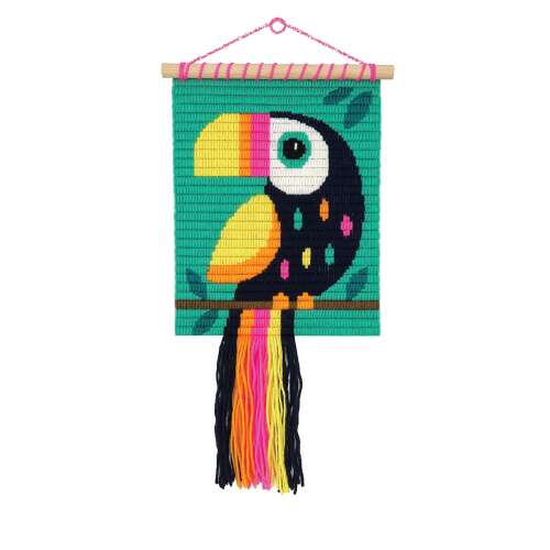 Wow Box Makramé decor de perete - Toucan