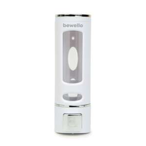 Dispenser de săpun Bewello, alb, 400 ml, montat pe perete - Distribuitor de săpun