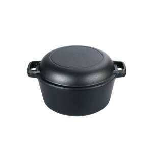 Liatinový hrniec s pokrievkou 26 cm (ošetrený)