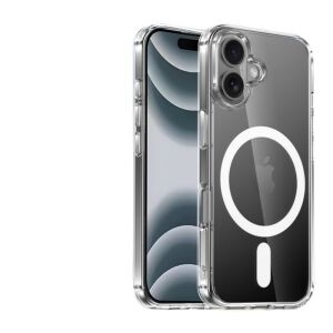 Cellect iPhone 16 átlátszó tok MagSafe töltés kompatibilitással - Cellect