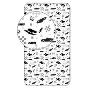 Disney Cars Lightning McQueen Spannbettlaken, 90x200 cm, 100% Baumwolle - Bettwäsche