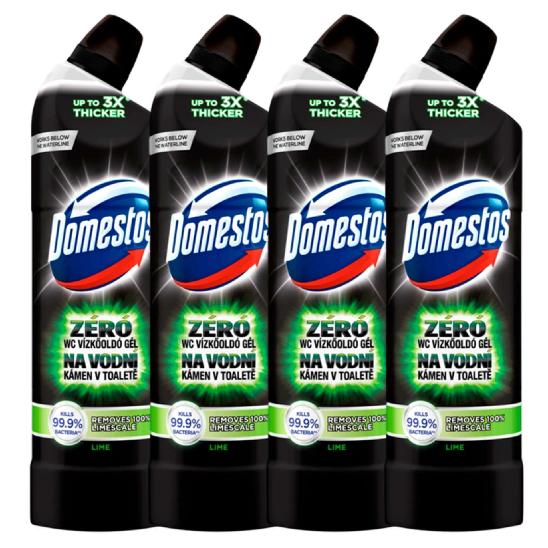 E-shop Domestos Zero Lime WC odvápňovač 4x750ml