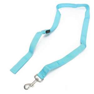 Textil világító póráz - kék