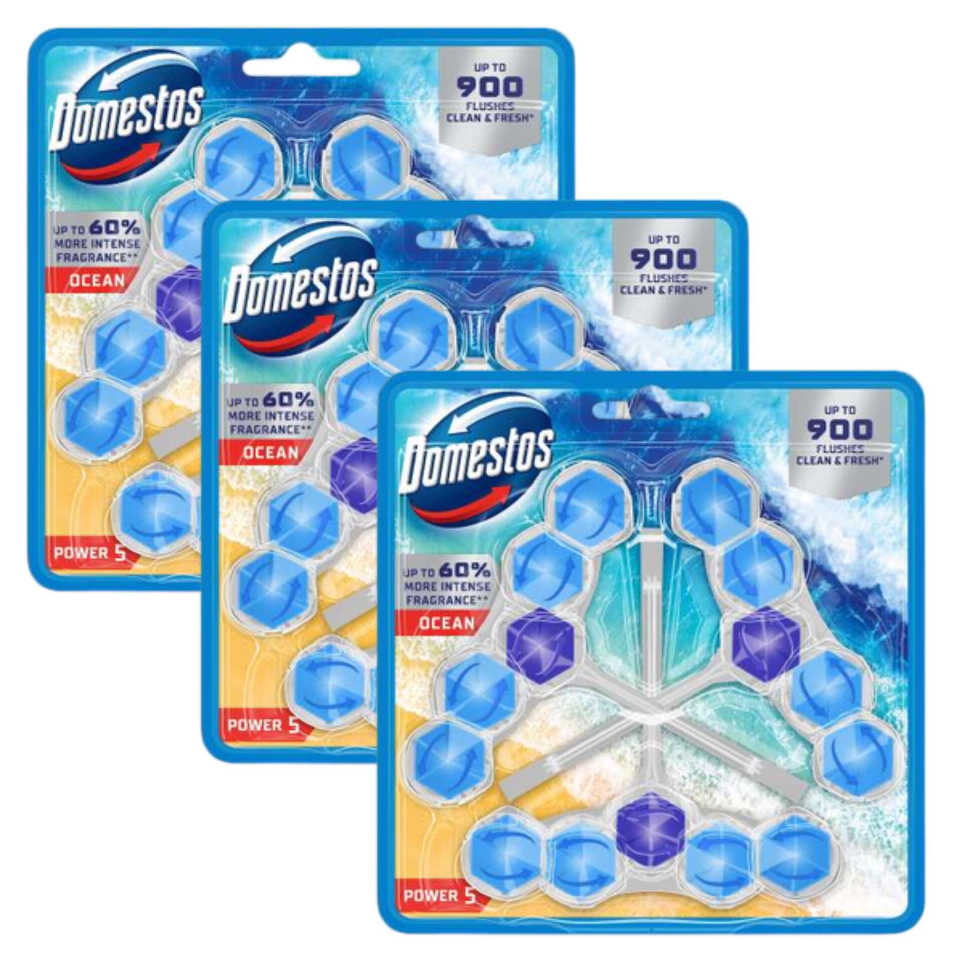 E-shop Domestos Power5 WC osviežujúci blok Ocean (9x50g)