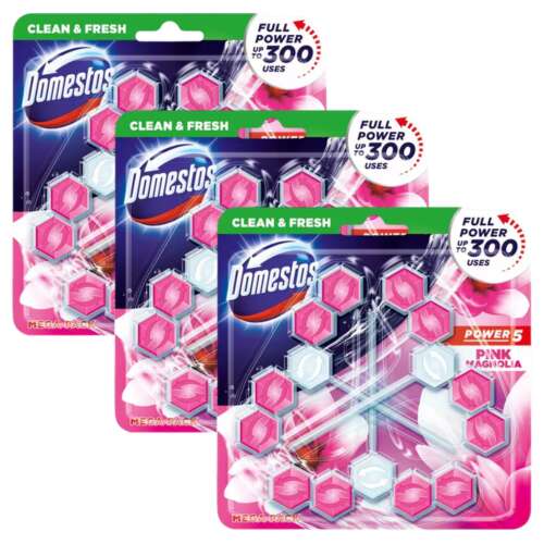 Domestos Power5 Bloc WC cu parfum de Magnolia (9x50g)