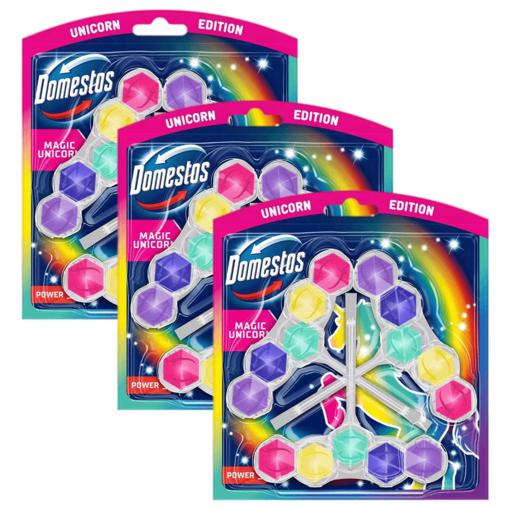 E-shop Domestos Power5 WC osviežujúci blok Magic Unicorn (9x50g)