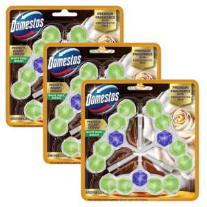 Domestos Aroma Lux WC freshener block White Rose Dream, 3 pack - Cleaning