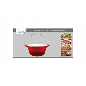 Tradíció Öntöttvas Bogrács - Zománcozott - 7,2 Liter