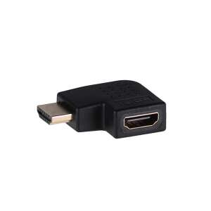 Akyga AK-AD-45 Adaptor HDMI 90 de grade, negru, viteză mare, conectori placati cu aur - Hub-uri HDMI