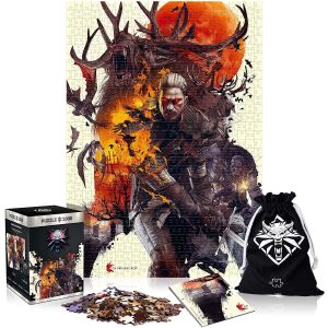 Összerakott Good Loot The Witcher Szörnyek 1000 Darabos Kirakó dobozzal és táskával - Good Loot