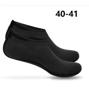 Black water shoes for men, size 40-41, neoprene, quick drying, breathable, non-slip rubber sole - Water shoe