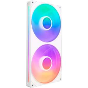 NZXT F280 RGB CORE PWM 120mm fehér CPU hűtő két ventilátorral - NZXT