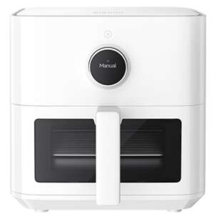 Xiaomi Smart Air Fryer WiFi, biały, widok z przodu - Piekarnik na gorące powietrze