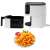 Camry CR 6313 Air Fryer Oven, white, 5L capacity, 12 programs, with fries and ketchup