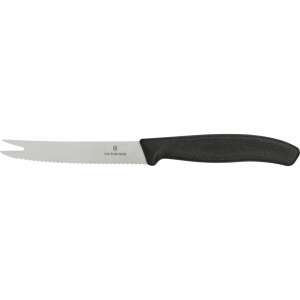 Victorinox Klasszikus sajt és kolbászvágó kés, 11cm, fekete nyéllel - Victorinox