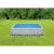 Intex rectangular pool with solar cover installed