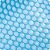 Close-up of Intex solar pool cover bubbles