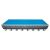 Intex rectangular pool with solar cover
