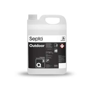 Septa Outdoor Q3 5L, professional cleaner for exterior building surfaces - Cleaning
