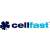 CELLFAST logo, black and blue clover leaf with text