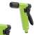Cellfast ECONOMIC straight pistol nozzle, green, garden hose nozzle, water spray nozzle