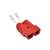 Priză de baterie roșie de 175A, tip vechi, cu două terminale