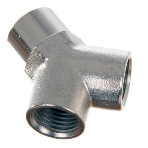 Pneumatic Air Distributor, Y-shaped, 3x1/4" internal threaded connection, Technic J1295, durable and reliable 107306544
