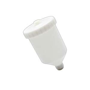 Auarita 600 ml paint sprayer gun container, white plastic, replacement container for spray guns - Paint Sprayer and System