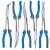 Straight and Bent Long Nose Plier Set, 280mm, 5 pieces, Technic DN-H1115 107306673