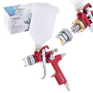 Auarita AB-17G HVLP spray gun with 2.5 mm nozzle, ideal for spraying putty, comes with a cup and nozzle - Paint Sprayer and System