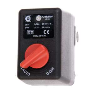 Condor MDR 1/11 compressor pressure switch, 6-8 bar, 250V, 4x1/4" - Compressor Accessory