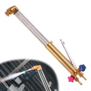 Rezací horák Technic CT18H na propán a acetylén, 45 cm dlhý, zlatý, s pripojeniami hadice 3/8L, 1/4L, 6 mm a 8 mm - Technic
