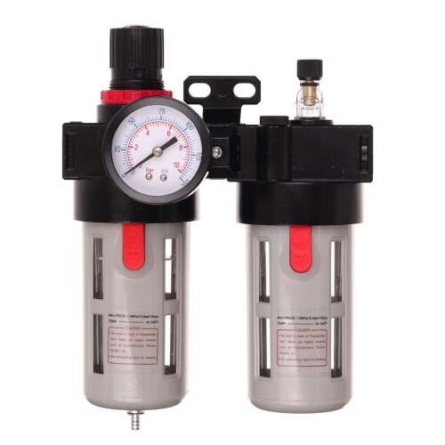 Air Filter with Pressure Regulator, Water Separator and Oil Lubricator, Manometer Technic BFC4000 1/2" 107306988