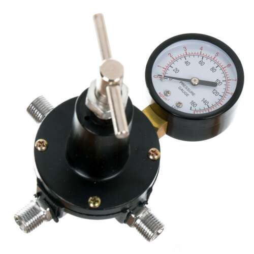 Distributor with reducer and pressure gauge for Auarita PT-8 paint unit