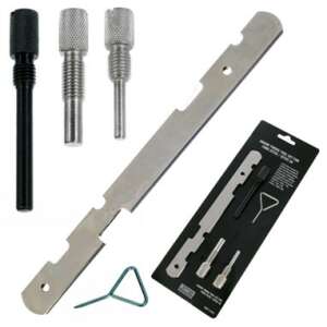 Set de scule pentru sincronizarea motorului Ford Mazda Volvo SK-1172, include o tijă de blocare, trei biți de șurubelniță și o cheie pentru fixarea butonului de vârf - Blocări de distribuție auto