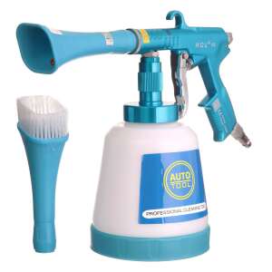 Pištoľ na čistenie čalúnenia Auto Tool LT-P6 so štetcovým nadstavcom, profesionálny čistiaci nástroj - Technic