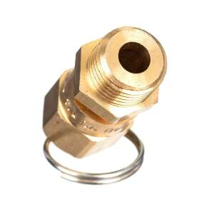 Compressor safety valve 1/4 8bar, brass, for pneumatic installations - Compressor Accessory