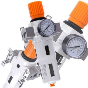 YQFR5000-06 vzduchový filter separátor dehydrátor regulátor, príslušenstvo k kompresoru, pneumatický systém, pneumatické náradie, striekacia pištoľ, ochrana hadice - Technic