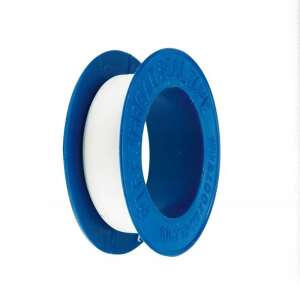 Teflon szalag menetes csatlakozások tömítéséhez, fehér szalag kék orsón - Technic
