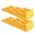 Tc Technic TS571 leveling ramps for caravans and motorhomes, pair of yellow ramps