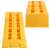 Tc Technic TS571 leveling ramp for caravans and motorhomes, yellow ramp