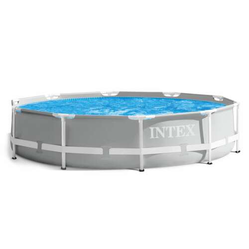Intex Prism Frame Premium 305x76cm Metallrahmen Pool mit Wassersprudler (26702NP) #grey