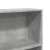 vidaXL 3 polcos könyvespolc, beton szürke, 80 x 24 x 109 cm, polc közeli képe