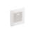 LED luminaire , side wall , motion sensor , staircase , directional , 0.8W , square , natural white , stainless steel 107320630